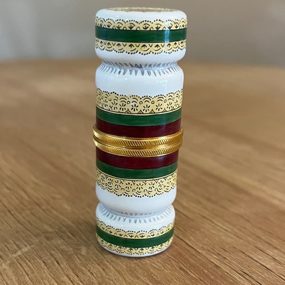 Aprey Enamel Christmas Cracker Vintage c.1992-Preowned - Picture 8 of 8